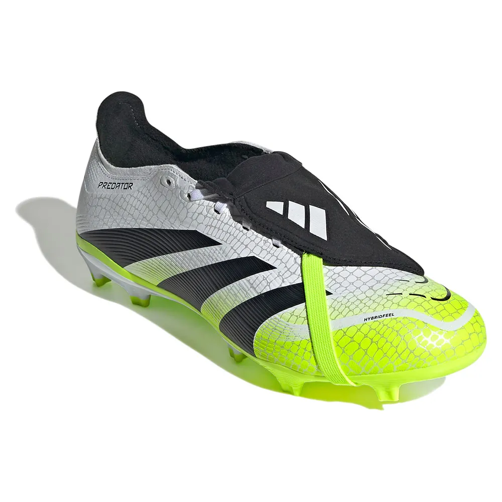 Футбольные бутсы adidas Predator League Fold-Over Tongue FG/MG, белый — фото 4