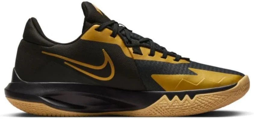 Мужские кроссовки Nike Precision 6, Black Metallic Gold — фото 2