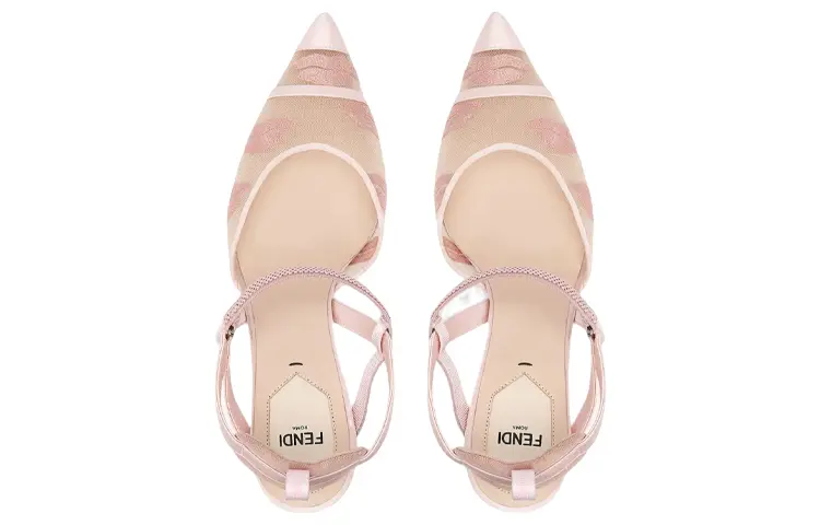 Туфли Colibrì Lite High Heels женские розовые Fendi — фото 4