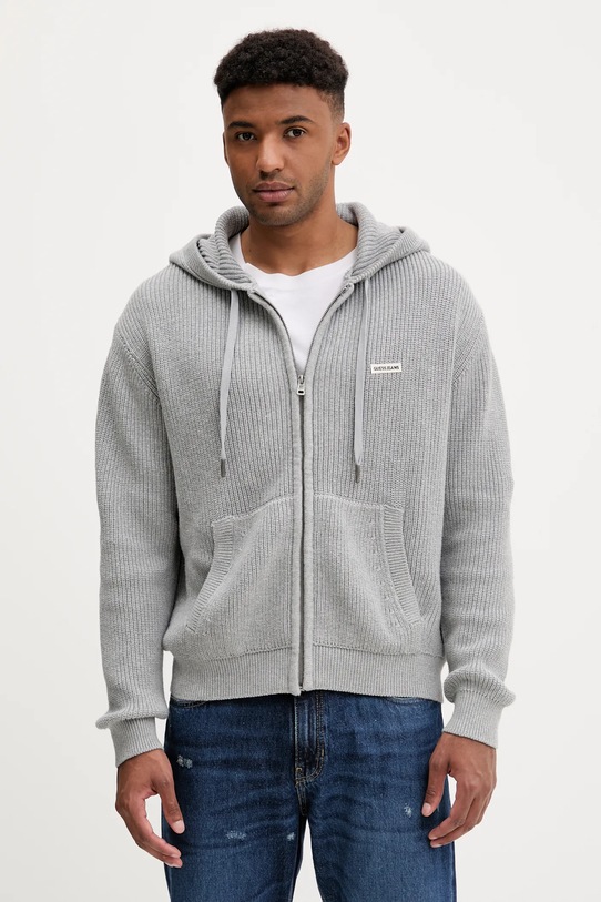 

Хлопковый кардиган Guess Jeans, серый