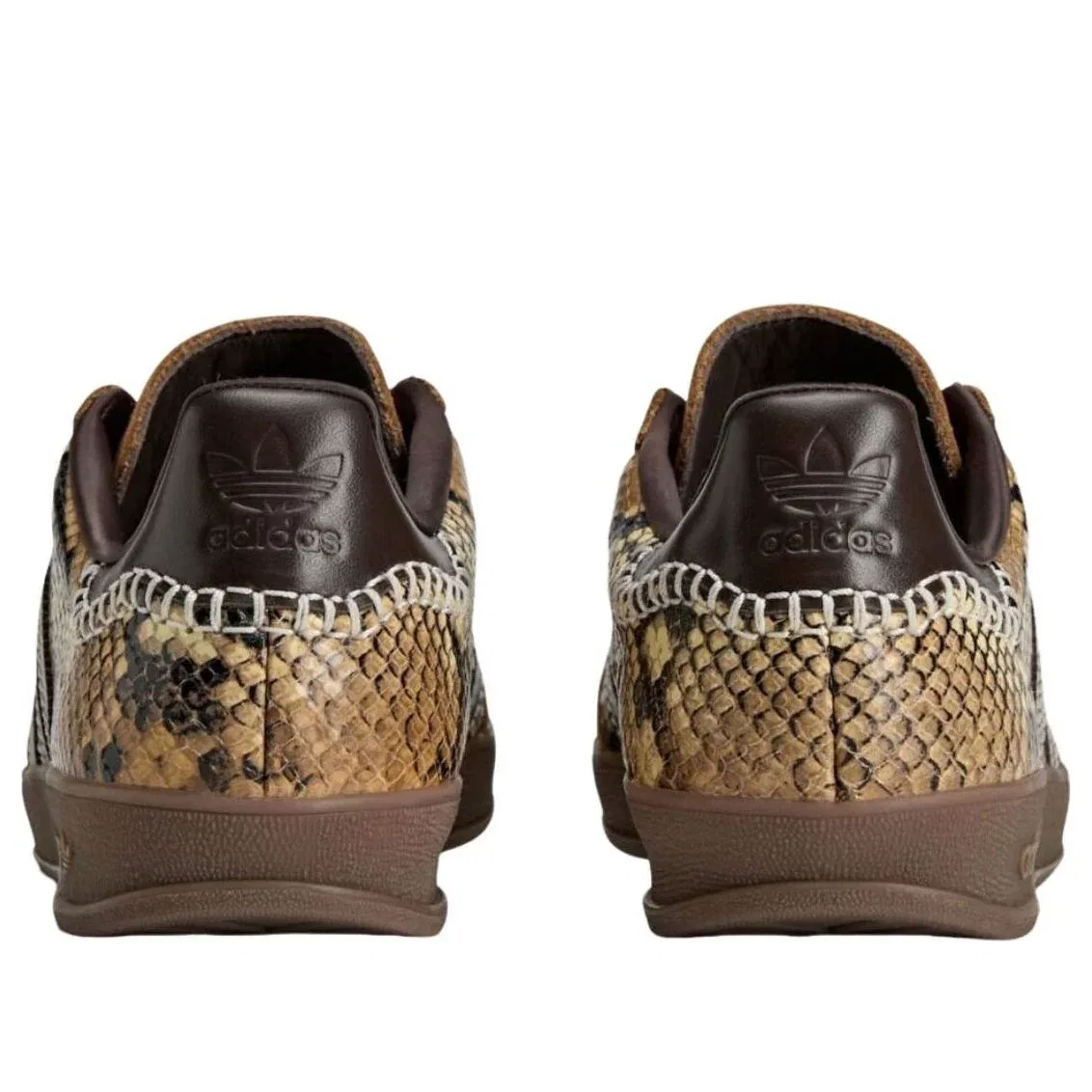 Кроссовки Adidas x Wales Bonner Gazelle Indoor 'Snakeskin' KK3641, коричневый — фото 4
