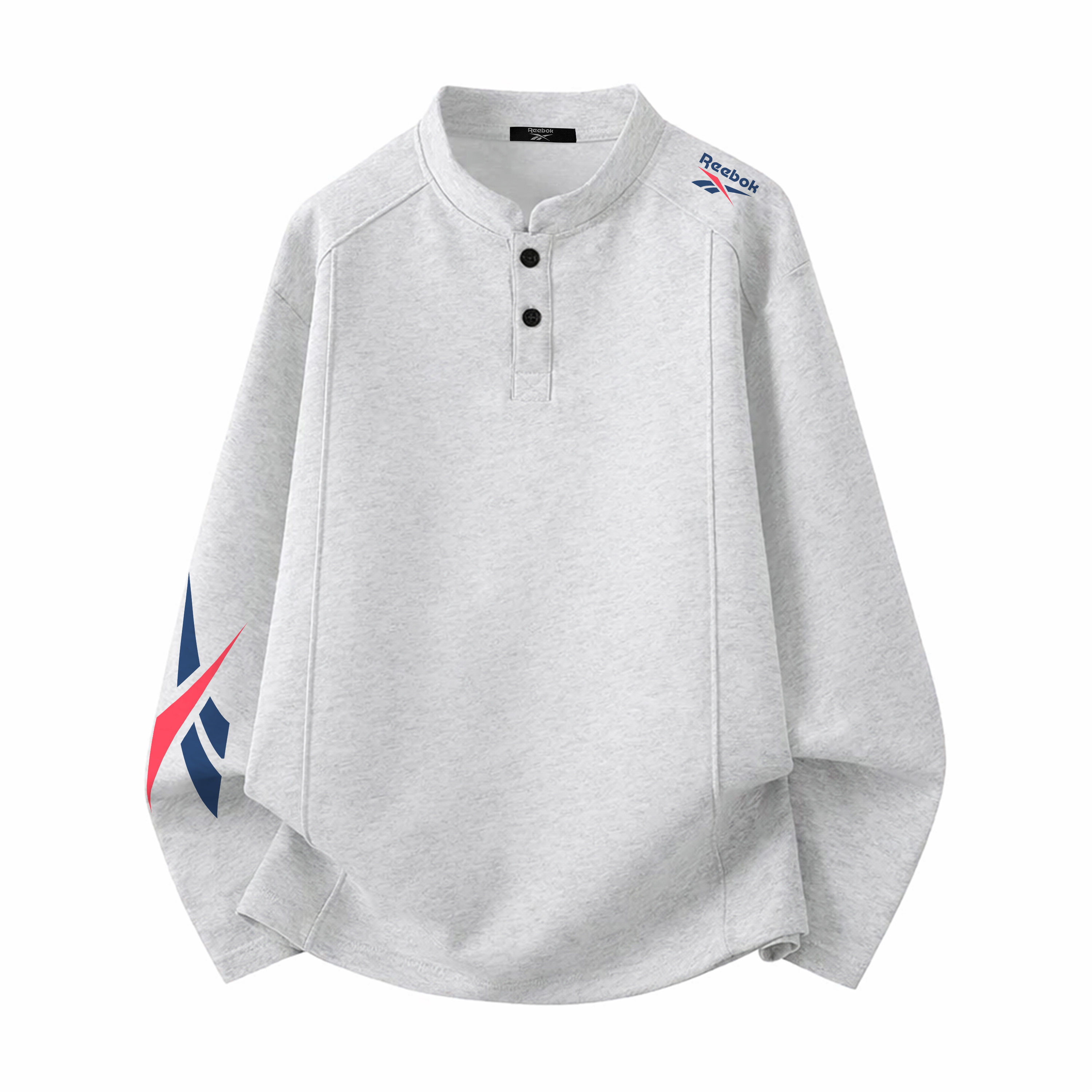 

Футболка Unisex Polo Collar Moderate Heavyweight Reebok, белый серый