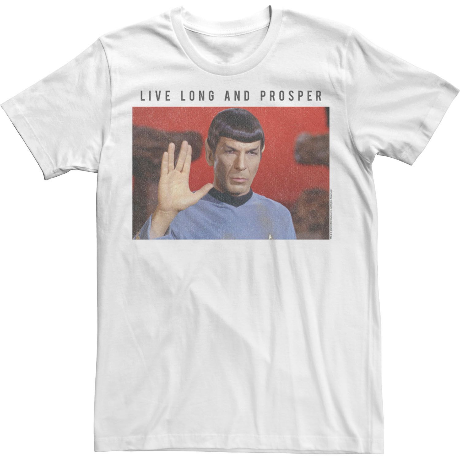 

Мужская футболка Star Trek: The Original Series Spock Live Long And Prosper Licensed Character