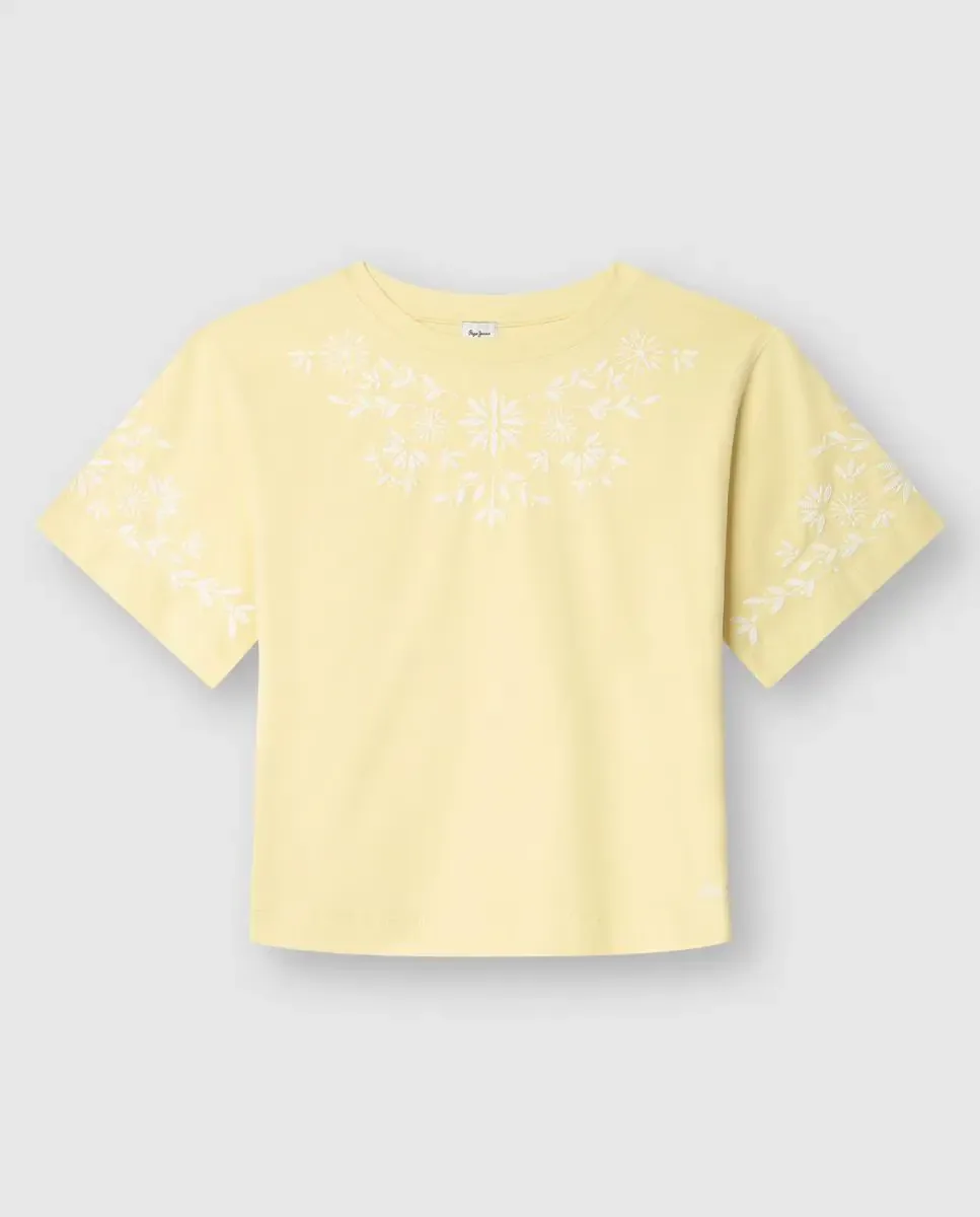 Футболка для девочки Geraldine Pepe Jeans, желтый