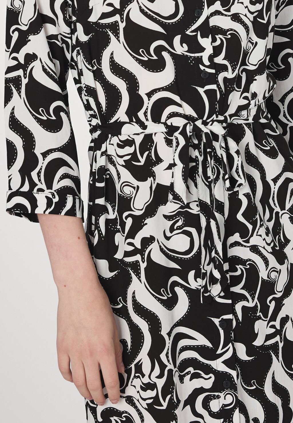 

Платье-рубашка Vmeasy 3/4 Long Vero Moda, белый
