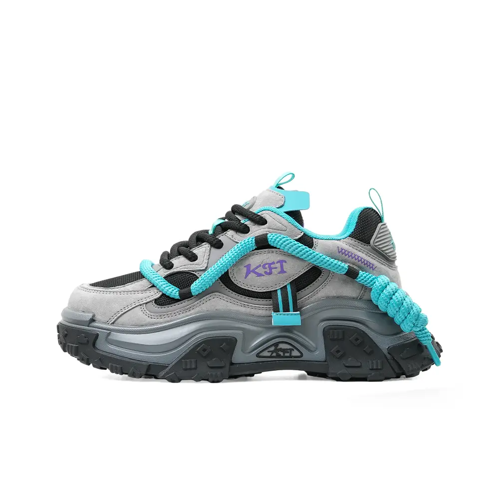 

Кроссовки Foot King/KFT Chunky Sneakers Men Low-top, голубой, Синий, Кроссовки Foot King/KFT Chunky Sneakers Men Low-top, голубой