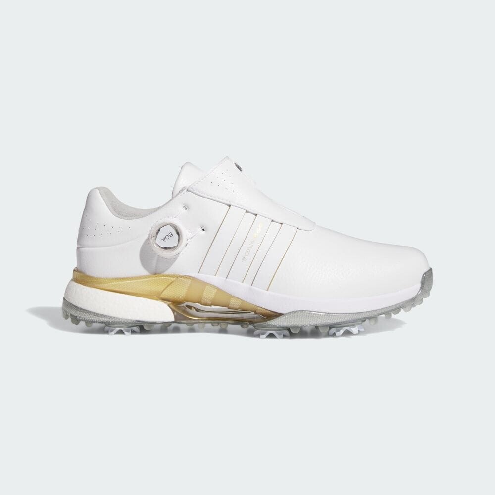 

Кроссовки Adidas Tour 360 24 Bore, цвет White/Gold Metallic/Silver Metallic