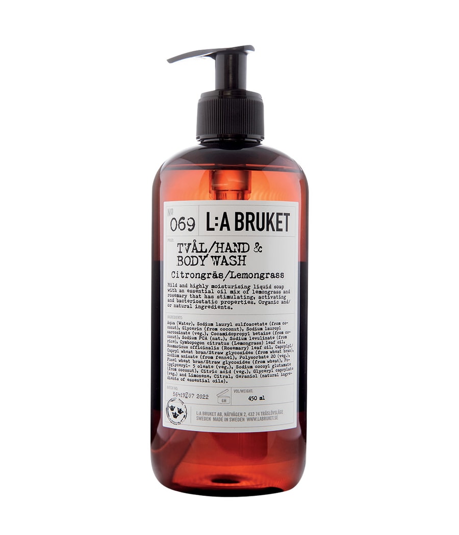 

Жидкое мыло L:A Bruket Lemongrass No. 069, 450 ml
