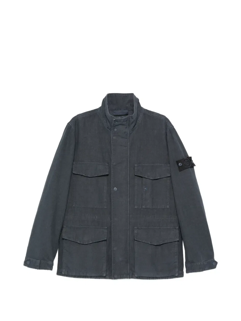 Куртка с эмблемой компаса в виде призрака Stone Island, синий