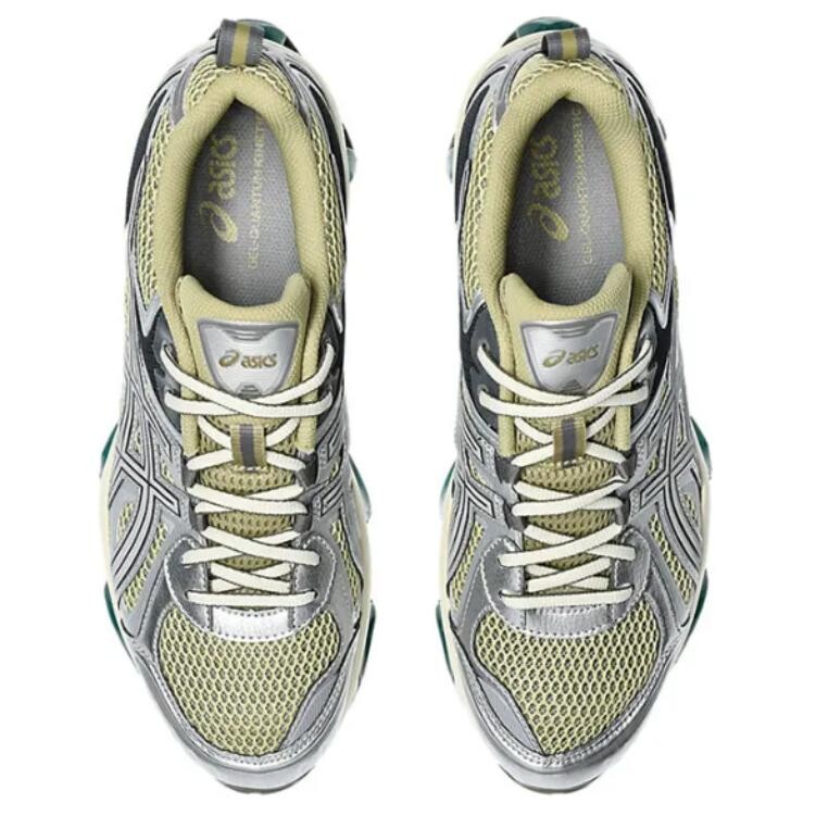 Кроссовки GEL-Quantum Kinetic унисекс с низким верхом, серебристо-зеленые Asics — фото 4