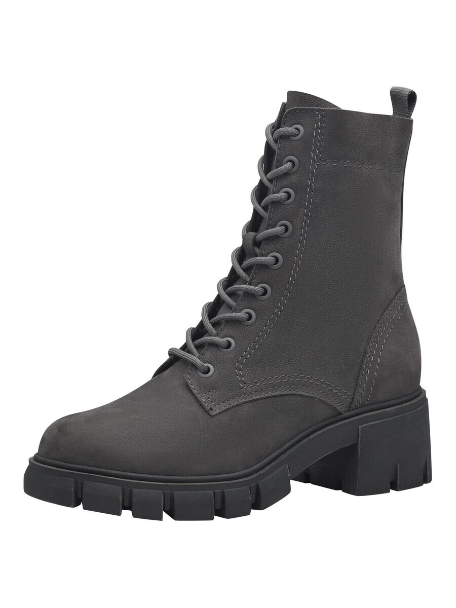 Ботильоны на шнуровке Tamaris Lace-Up Ankle Boots, антрацит