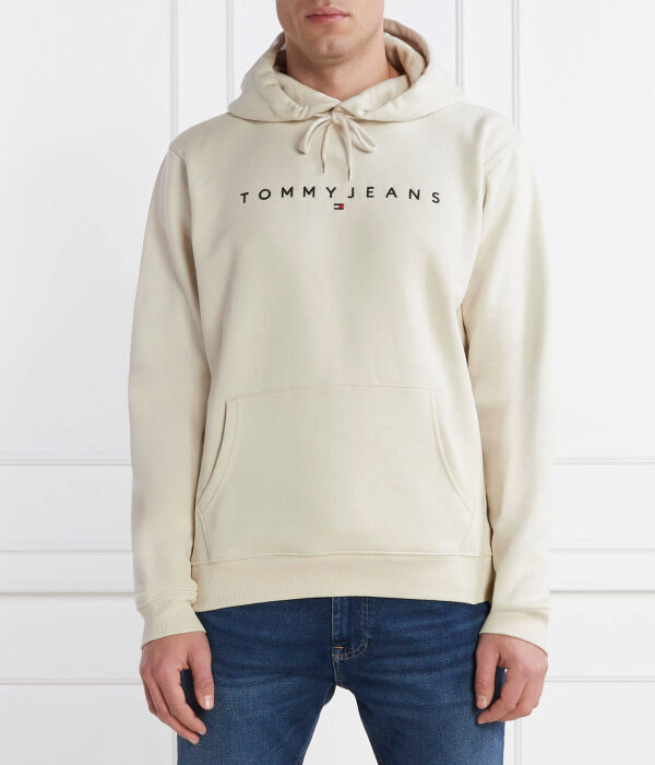 

Толстовка Tommy Jeans с линейным логотипом, бежевый