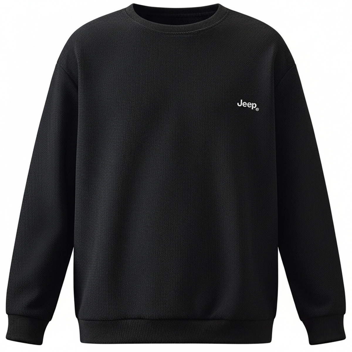 

Свитшот Unisex Crew Neck Moderate Heavyweight Jeep, черный