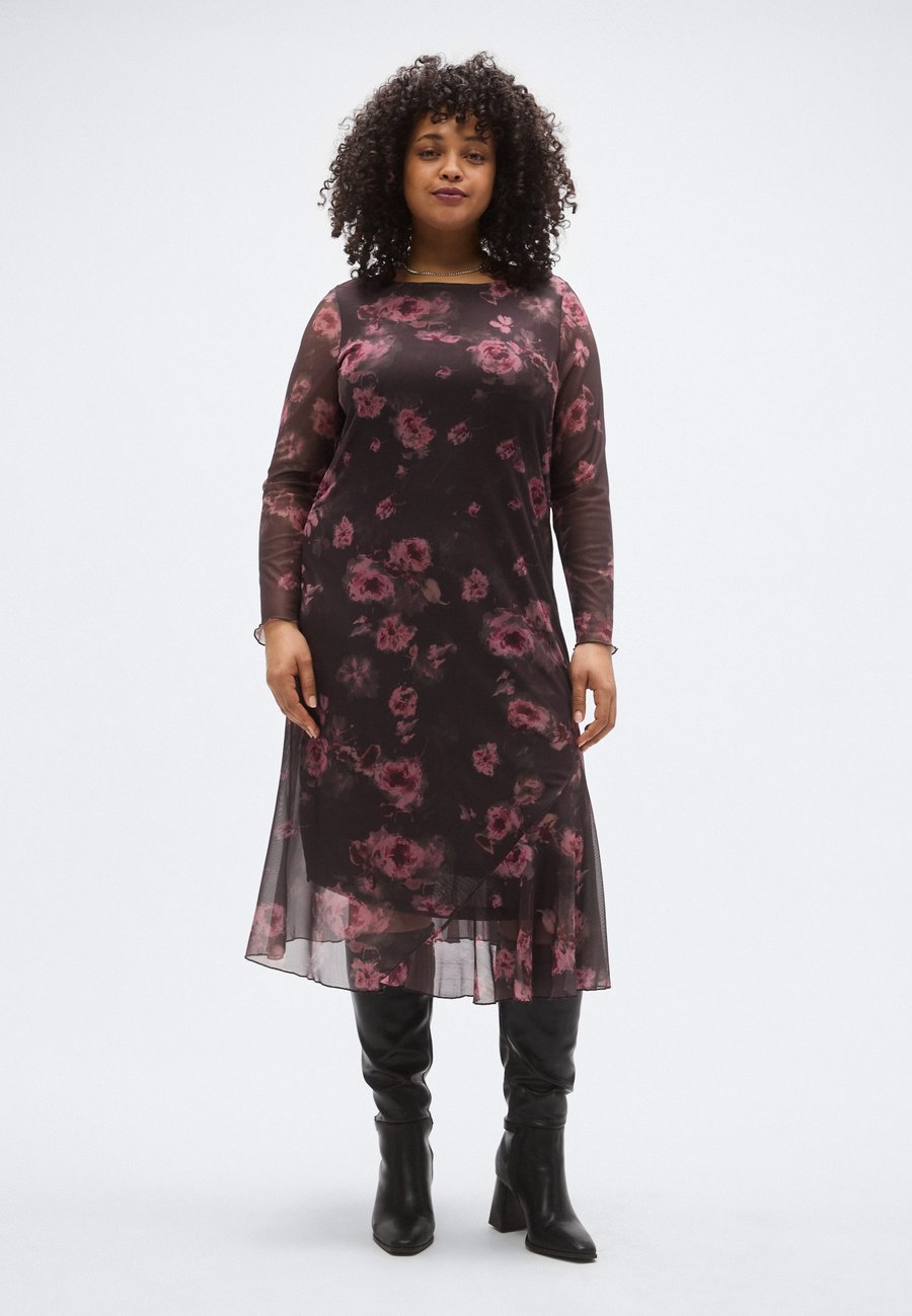 

Платье ONLY Carmakoma CARLOURA CALF DRESS, Hot Fudge/Brown