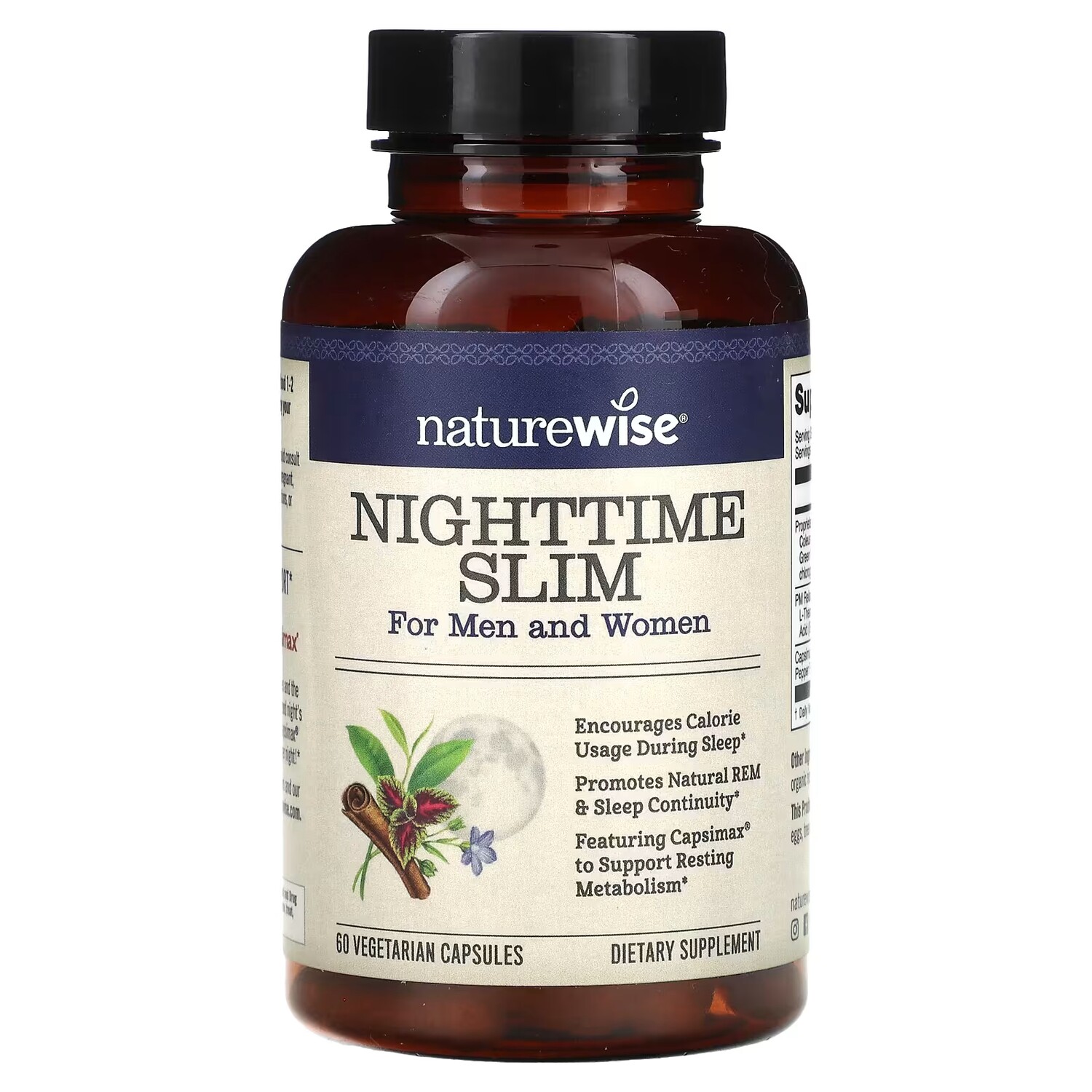 

Добавка NatureWise NightTime Slim для мужчин и женщин, 60 капсул