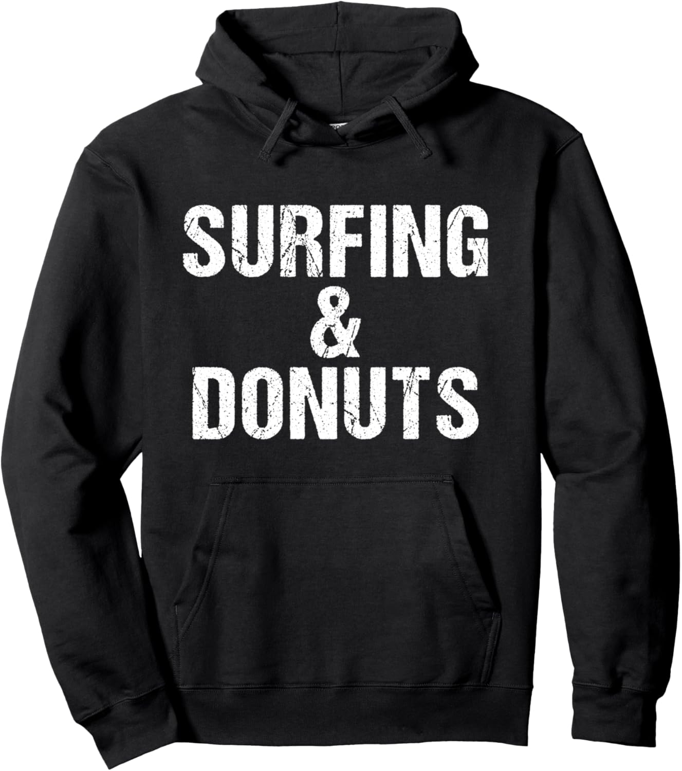 

Худи для любителей серфинга и пончиков, вейксерфера Surfing Gifts & Accessories, черный
