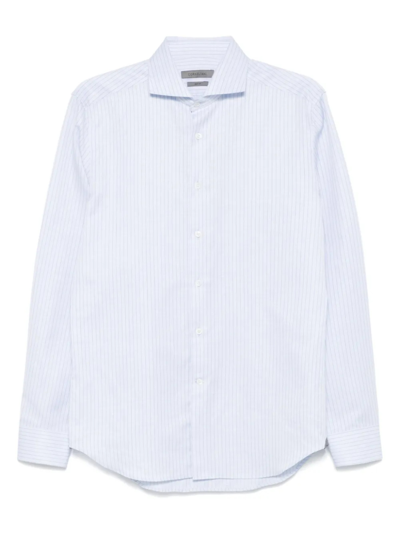 

Полосатая рубашка Corneliani, синий