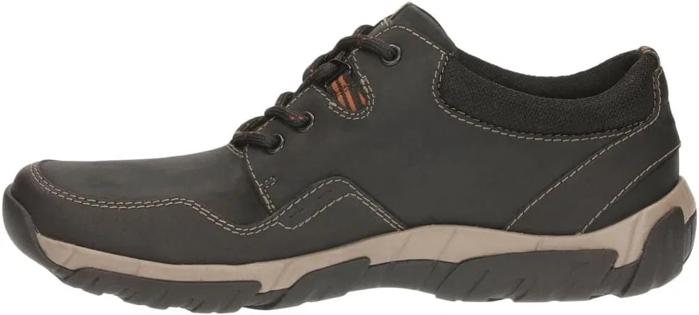 Мужские кроссовки Clarks Walbeck Edge, Brown Weather Proof Lea — фото 4