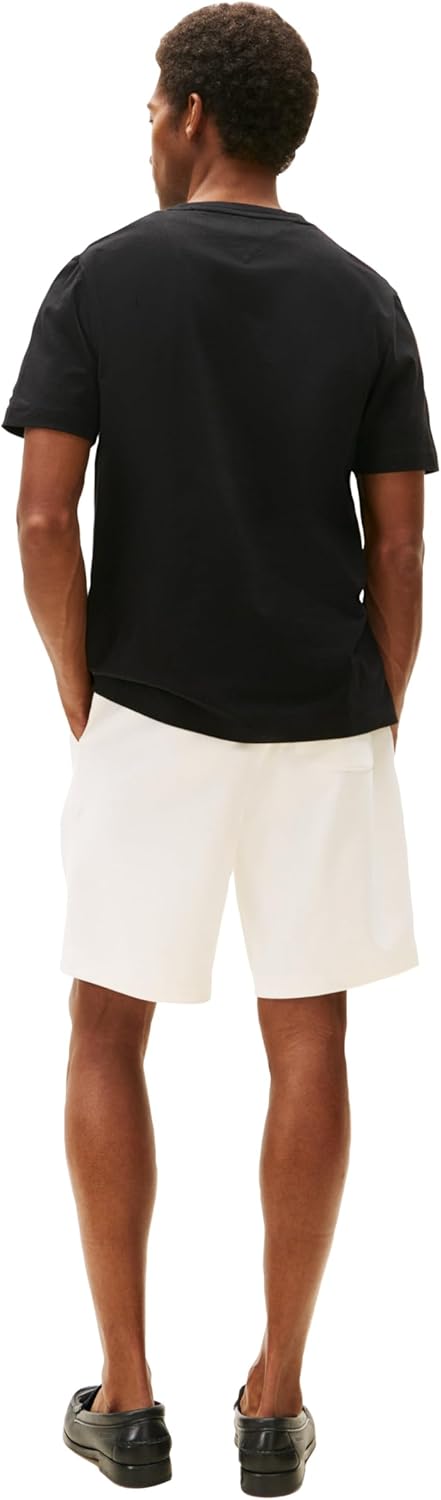 Футболка Tommy Hilfiger Short Sleeve Cotton Graphic with Hilfiger Logo, черный — фото 4
