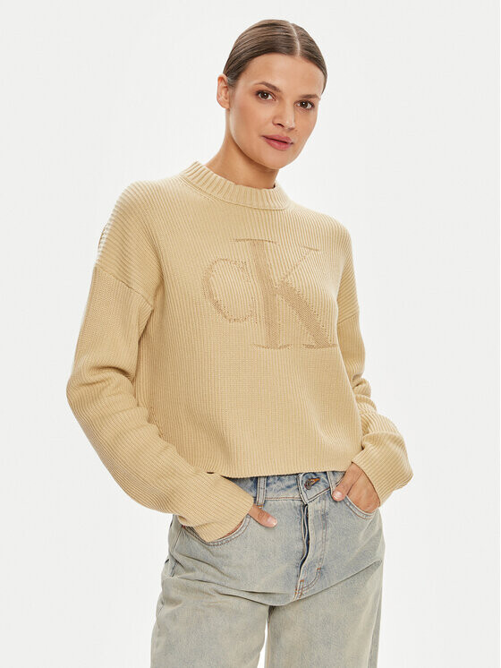 

Свитер Calvin Klein, бежевый