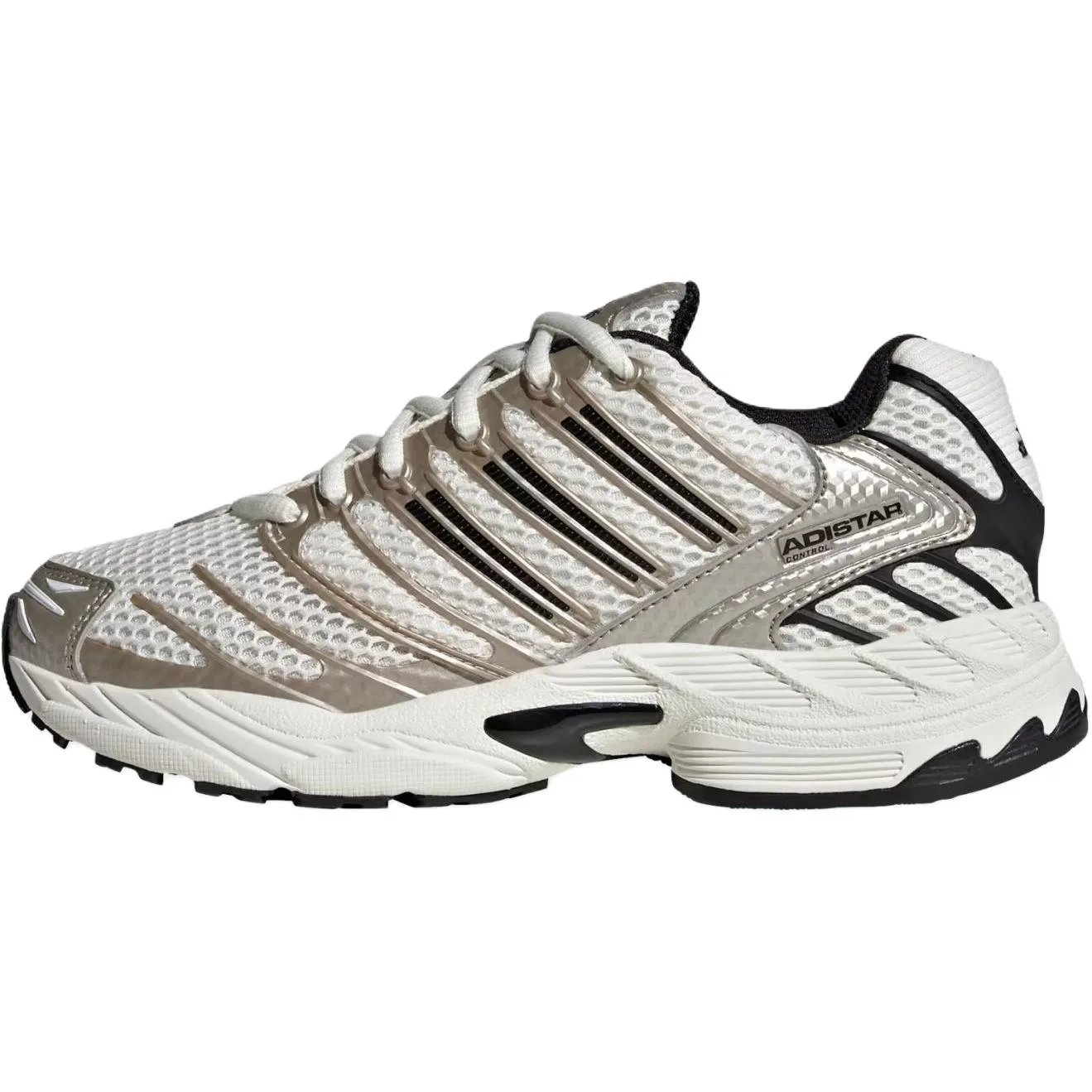 Adidas Детские кроссовки для бега Adistar Control 3 Rebound Breathable Support low top бело-серебристые