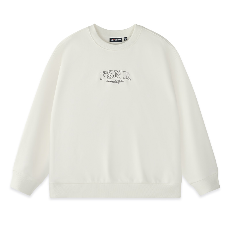 

Футболка унисекс облачно-белая FILA FUSION