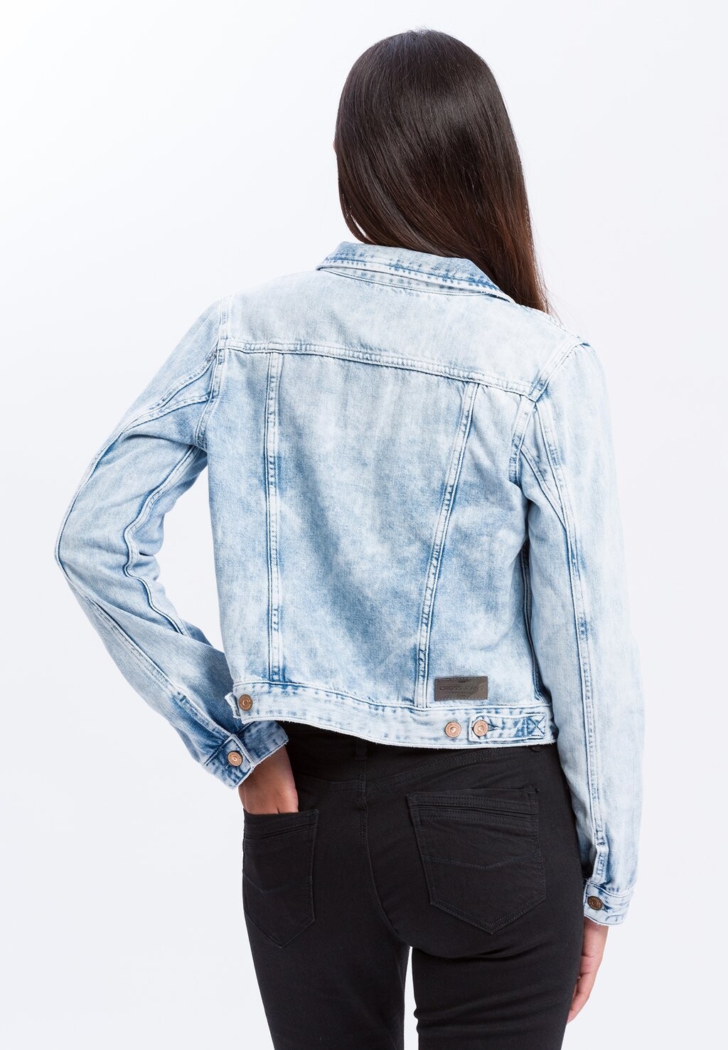 

Джинсовая куртка Cross Jeans, синий деним