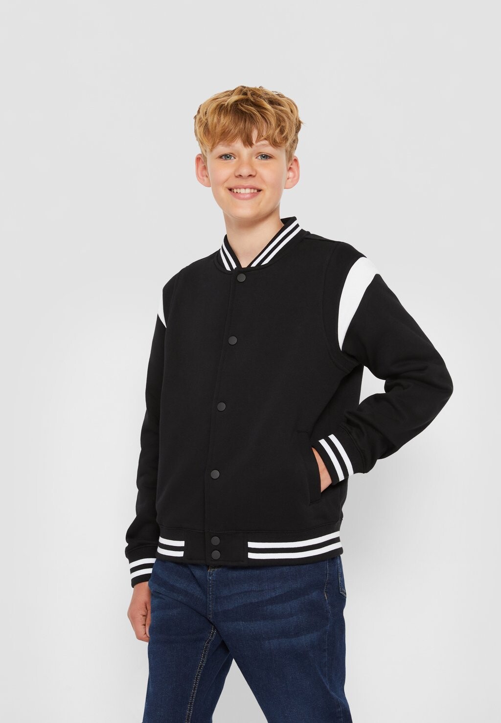 

Куртка-бомбер Inset College Urban Classics, цвет black white