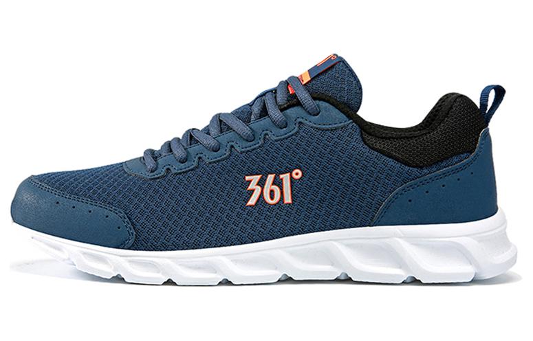 

361° Амортизирующие противоскользящие кроссовки для бега мужские сине-черные Estate Blue/Raven, цвет Estate Blue/Raven