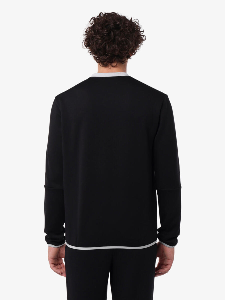 

JAKED Черная синтетическая фитнес-толстовка для мужчин