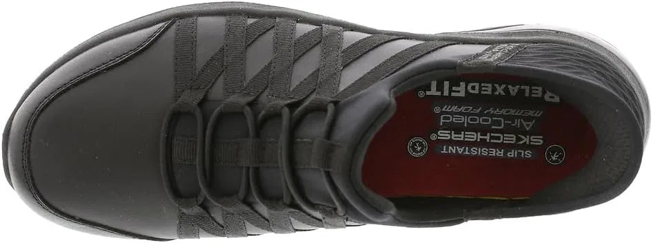 Рабочие ботинки Skechers Dantey Parral Bungee SR Professional для мужчин, модель Hands Free, Black — фото 3