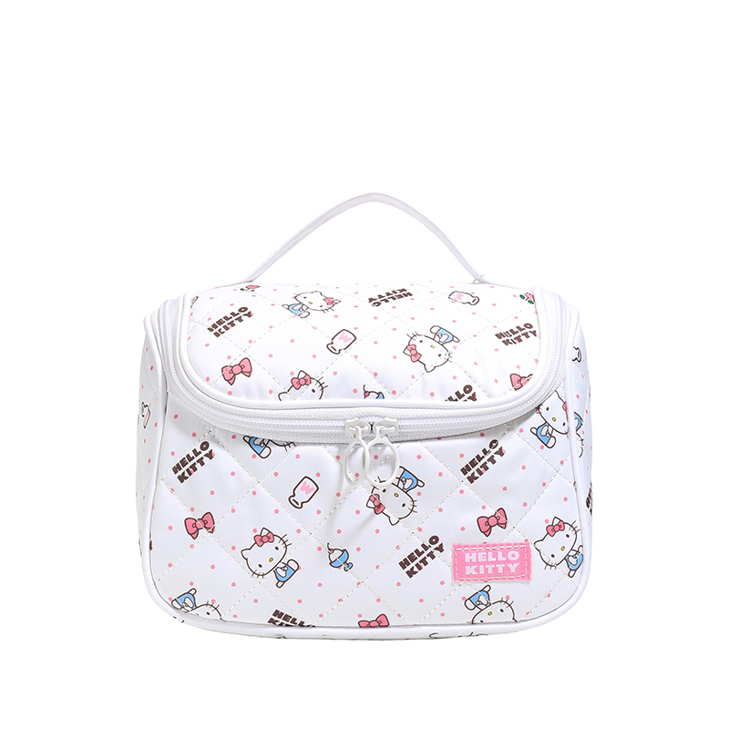 

Sanrio Hello Kitty дорожная сумка для хранения из полиэстера женская белая