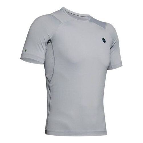 

Футболка men's rush heatgear short sleeve gray Under Armour, серый