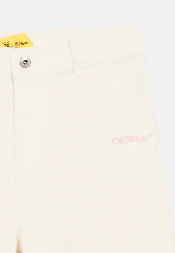 Джинсы клеш Bookish diag pant flared jeans Off-White, белый — фото 4