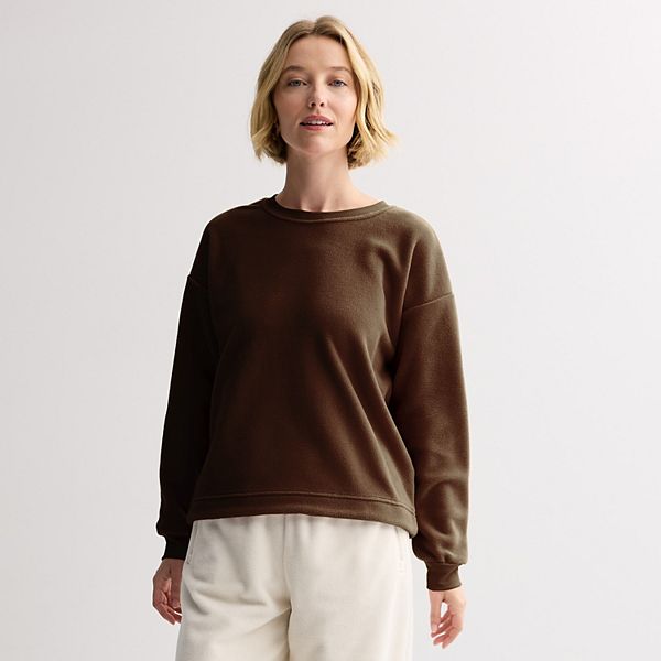 

Женский микрофлисовый пуловер Tek Gear, Birk Brown