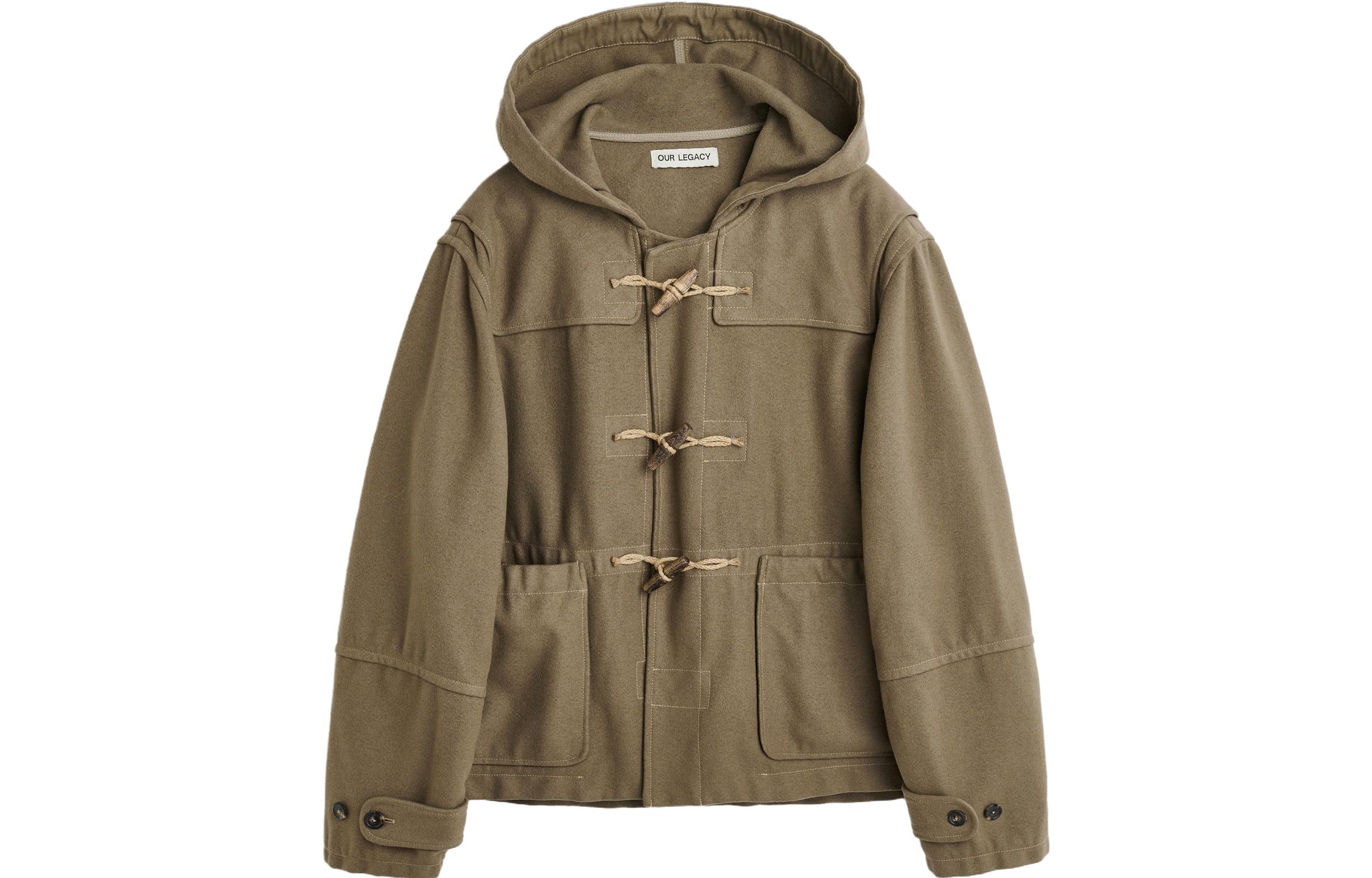 

OUR LEGACY Короткое пальто-дафлкот, Brown