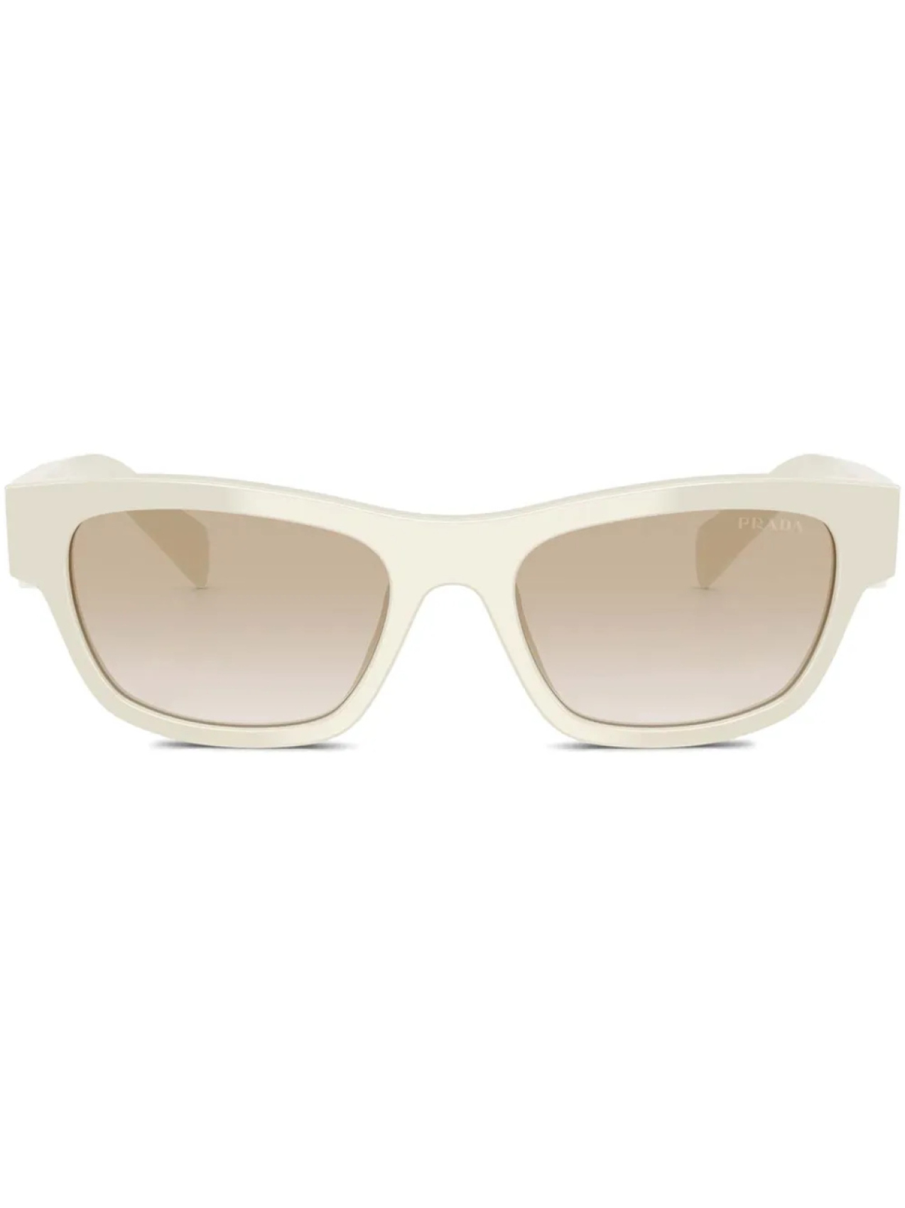 

Prada Eyewear солнцезащитные очки в прямоугольной оправе, нейтральный
