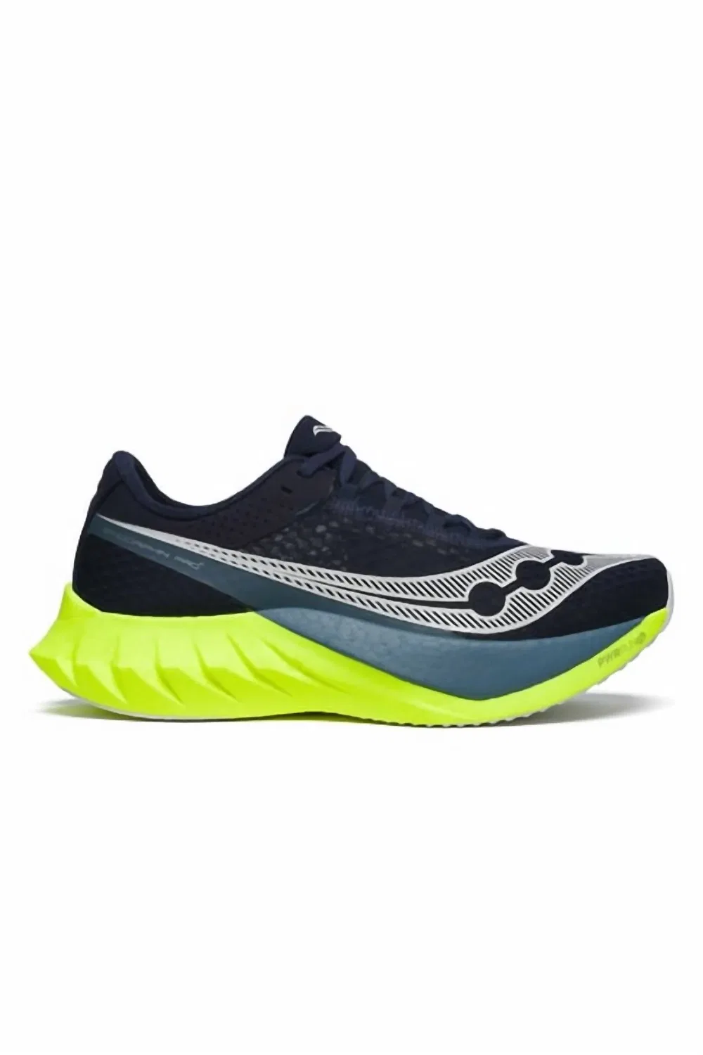 SAUCONY Мужские кроссовки Endorphin Pro 4, темно-синие с лимонным оттенком
