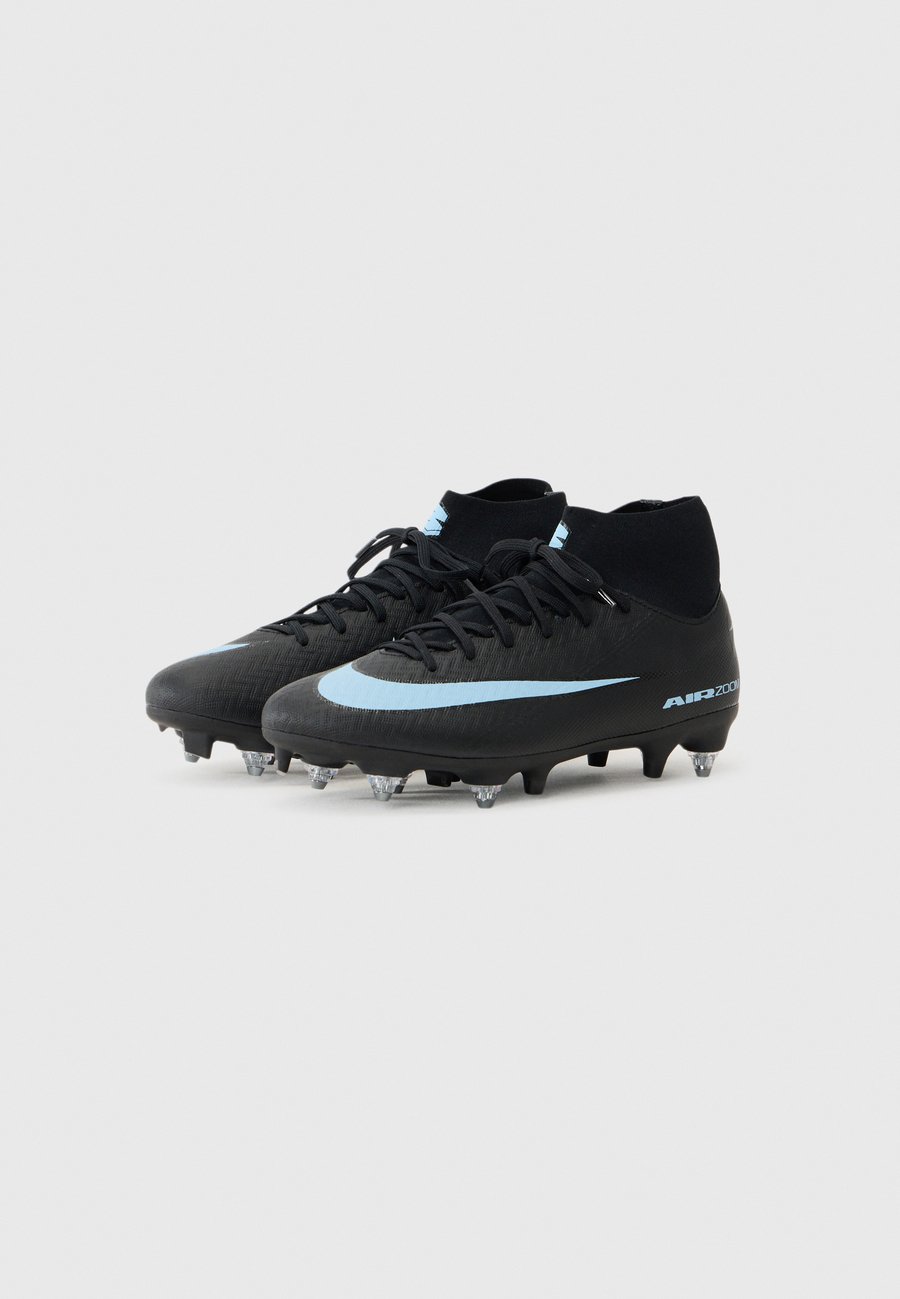 Кроссовки Nike Performance ZM 10 ACAD SG PRO AC, Black/Ice Blue/Black — фото 2