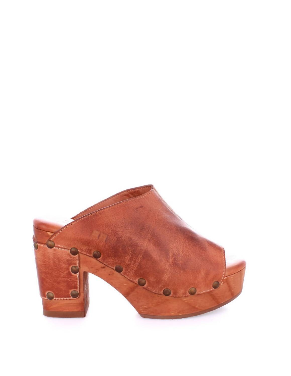 Каблук на плоской платформе Deva Clog цвета коньяк Bed Stu — фото 3