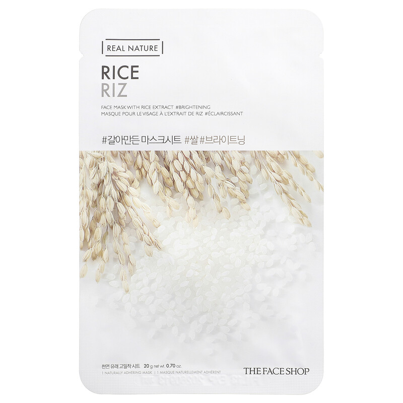 

The Face Shop, Маска для лица с рисом Real Nature, 1 шт., 20 г (0,70 унции)