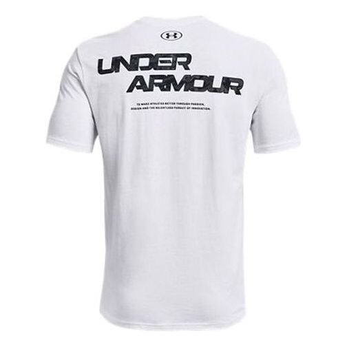 

Футболка abc camo fill wordmark t-shirt 'white black' Under Armour, белый