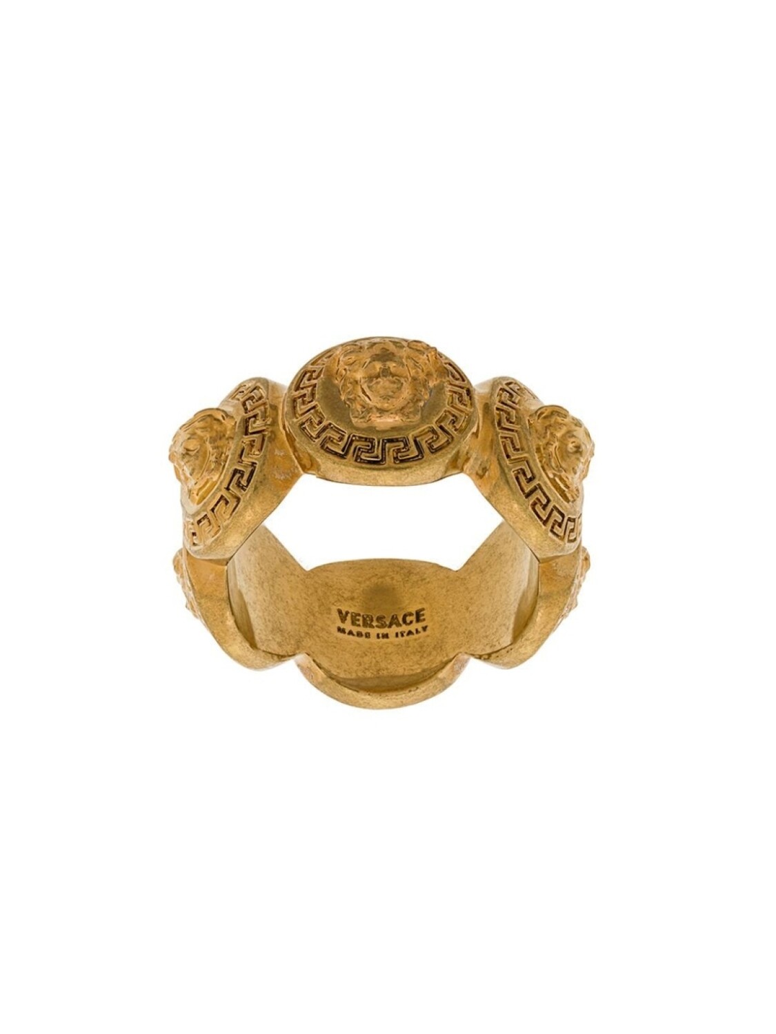 

Кольцо с декором Medusa Versace, металлик