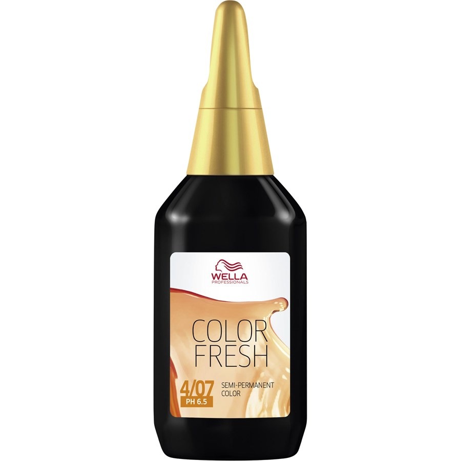 

Краска для волос Wella Color Fresh, Nr. 4/07 Mittelbraun Natur-Braun / 75 ml