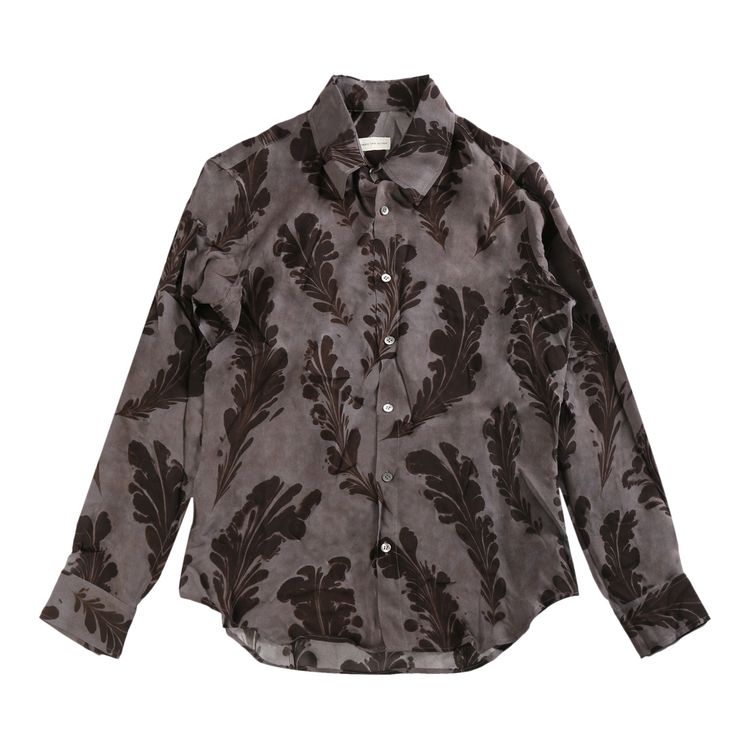 

Рубашка Dries Van Noten Celdon Shirt 'Grey', серый