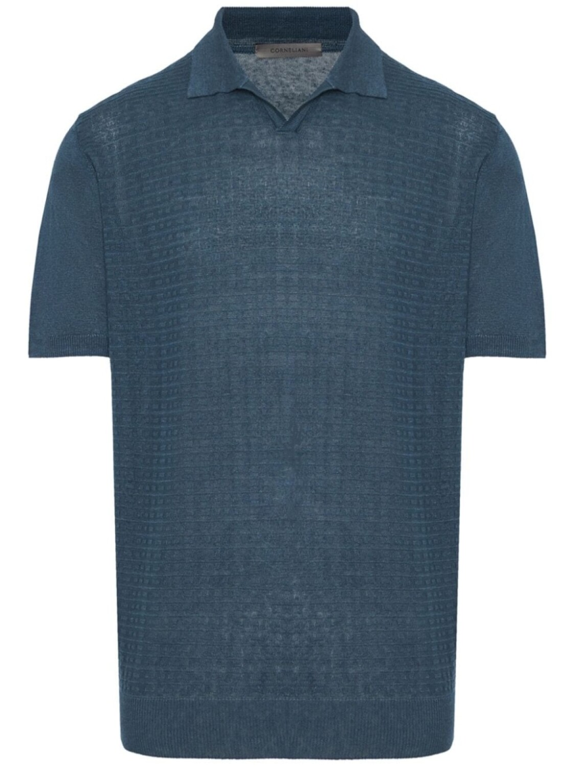 

Corneliani фактурная рубашка поло, синий