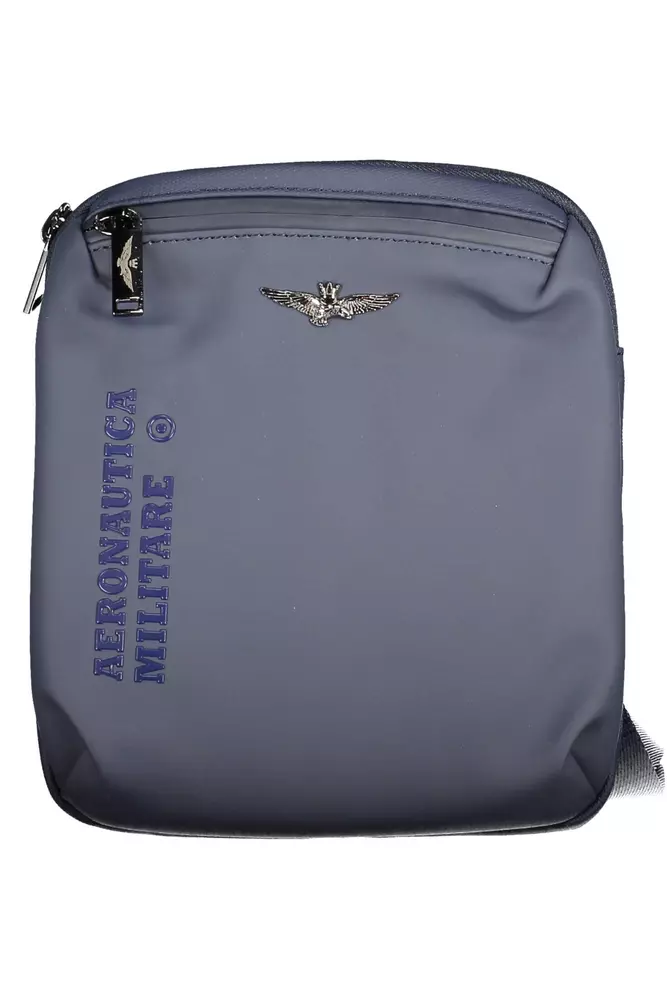 

Синяя мужская сумка из полиэстера Aeronautica Militare