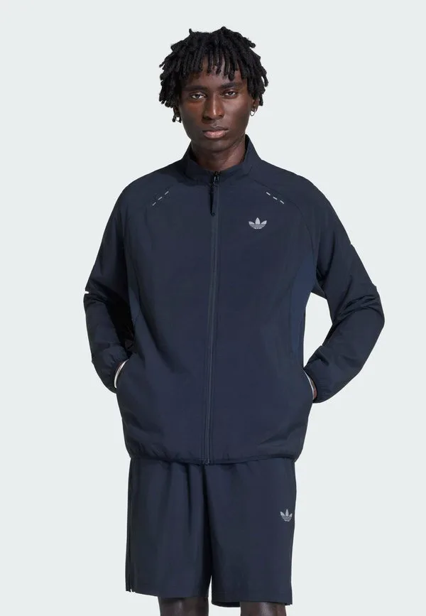 Куртка tech trefoil essentials fz mid-season Adidas Originals, Black