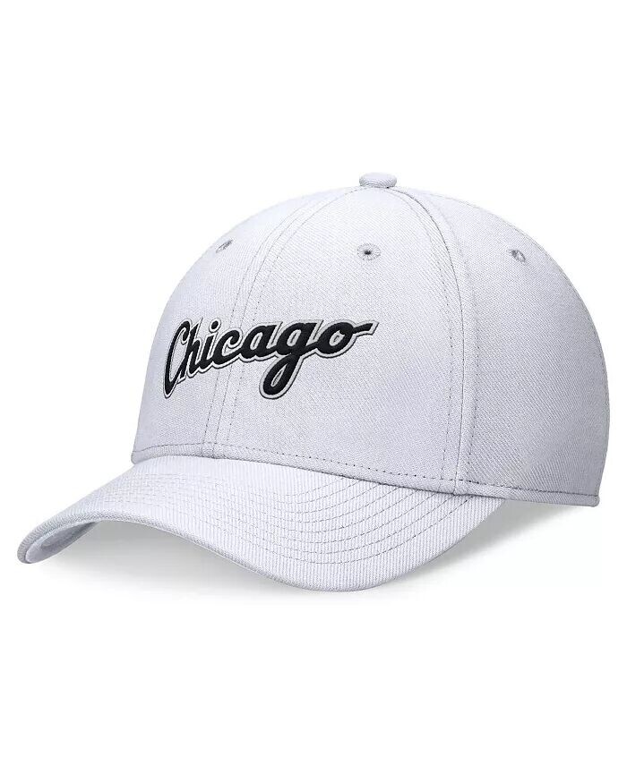 

Мужская белая кепка Chicago White Sox Evergreen Performance Flex Hat Nike, белый