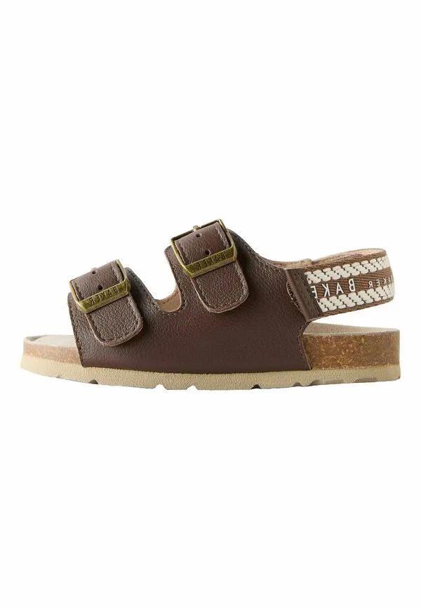 Сандалии с двойной лямкой и стандартным кроем. детская обувь Baker By Ted Baker, Brown